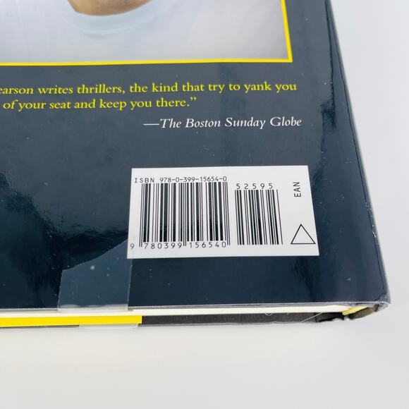 In Harm's Way, a hardcover novel / book by Ridley Pearson - Good Used Condition - Picture 12 of 12